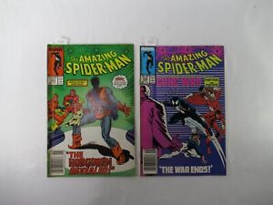 4 Marvel The Amazing Spider-Man Comic Books, Editions #287, 290, 296, 297 (G DD)