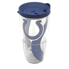 Tervis Indianapolis Colts Emblem Classic Drinking Tumbler Cup with Lid 24.Oz