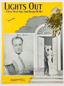 New ListingVintage Sheet Music 1935 Lights Out