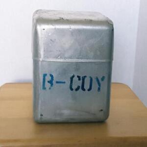 Vintage Coleman Peak 1 Aluminum Stove Case / Cook Pots, Ex Military