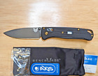 Benchmade Bugout 535GRY-1 Glow Rhino Tritium Scales & Thumbstud 🔥Gold Upgrades⚡