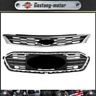 Front Upper Grill Middle Lower Grille Fit For Chevrolet Cruze 2016-2018 Chrome (For: 2017 Chevrolet Cruze LS Sedan 4-Door 1.4L)