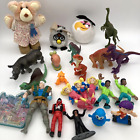 Junk Drawer Mixed Toy Lot Dinosaurs Action Figures Mcdonalds Furby Plush Game