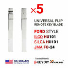 5x Flip Remote Key Blades for Xhorse Keydiy remotes for Ford Type HU101 FO-24