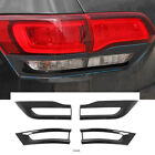 Tail Light Lamp Cover Trim for Jeep Grand Cherokee 14+ Carbon Fiber Accessories (For: Jeep Grand Cherokee)