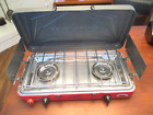 1990s CAMP CHEF' 2-BURNER STOVE Fish Camp Picnic Tailgate Cater NEW MINT NR