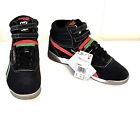 Reebok Freestyle Hi-Top Sneakers Human Rights Now! Women Size 8 HQ4141 Black New