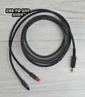 Replacement Headphone Cable for Sennheiser HD580 HD600 HD650, 2 Prong, Handmade
