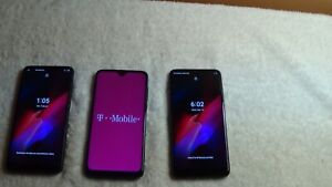 2 T-Mobile Revvl 4 /   1 Revvl 4+ Smartphones LOT OF 3   #22