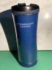 2007 Starbucks Coffee Insulated Travel Mug/Tumbler - 16oz - Blue