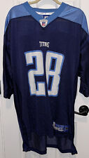 Reebok Tennessee Titans Chris Johnson #28 NFL Authentic Jersey Size XL