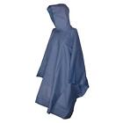 New Totes Adult's Hooded Pullover Rain Poncho with Side Snaps