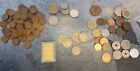 Coin Lot: silver, wheat penny, Buffalo nickel, foreign coins, gold
