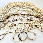 Lot Hawaiian Luau Shell Seed: 10 Necklaces Leis, 3 Bracelets