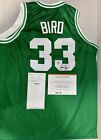 Autographed/Signed Larry Legend Bird Boston Green Basketball Jersey
