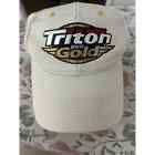 Triton Boats Gold Beige Adjustable Ball Cap Hat One Size