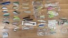 Large Lot Mixed Saltwater Flies Baja 40+ New Lightly Used Dorado Rooster YelTail