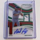 2023 Panini Immaculate Clearly Material Signatures Green /5 Wade Boggs Auto HOF