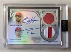 2023 Topps Dynasty Dual Auto Bryce Harper Trea Turner 4/5 Phillies Sick Patches!