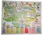 Vintage Magic Kingdom Guide Map 1979 Walt Disney World Large 31