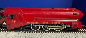 American Flyer S Gauge #353 Circus Engine 4-6-2 Pacific Cast Handrails (1951)
