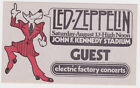 Led Zeppelin  - 1977 - Guest pass  - JFK Stadium Philadelphia - red