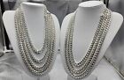 Real Solid 925 Sterling Silver Miami Cuban link Chain Bracelet Necklace Men 12mm