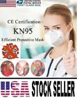 1-1000 White KN95 Face Mask 5 Layer C.E Approval FFP2 BFE 95% PM 2.5 U.S Seller