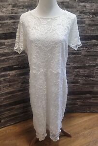 White Lace Dress Wedding Size 1X