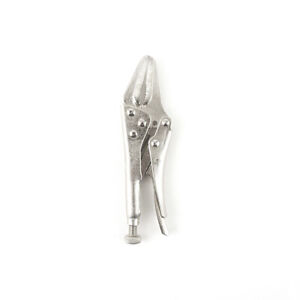 Mini Vise Grip Style Long Nose Locking Plier- Clamp Tool, 4 3/4