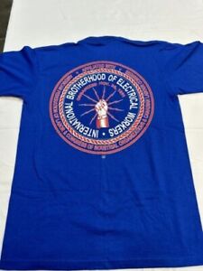 IBEW T-Shirt Size Med Blue Local 2150 New