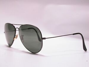 Vintage Ray Ban Black Aviator Sunglasses Shades Frames Made in USA REPAIR