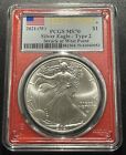 American Silver Eagle 2021W One Ounce Silver Coin: PCGS MS70-Type 2