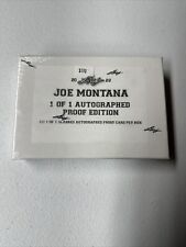 New Listing2022 Leaf Joe Montana Autographed 1/1 PROOF Hobby Sealed Box Auto *BEST PRICE*