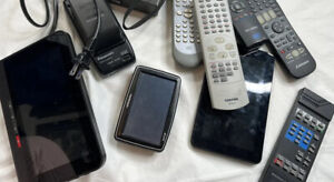 Electronic Mixed  Lot Of Electronics And Remotes , Gps Etc Not Tested A010323