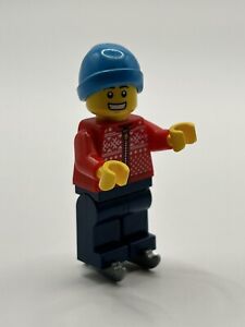 Lego Christmas Iceskating Boy Minifigure hol217