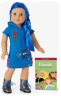 BRAND NEW American Girl Doll Truly Me #90 Street Chic in Skater Dress Blue Hair