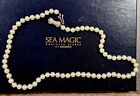 Genuine  Pearl Necklace 17 Inch Sea Magic