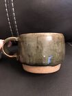 Handmade Pottery Signed Glazed Coffee Mug