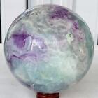 3320G Natural Fluorite ball Colorful Quartz Crystal Gemstone Healing