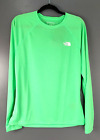 The North Face Green Logo Breeze Training Long Sleeve Shirt SMALL FlashDry NWT