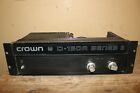 Vintage Crown D-150A Series II Power Amplifier Stereo Amp POWERS ON