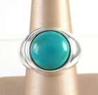 Men's .925 Sterling Silver Turquoise Ring Vintage Wheeler Manufacturing sz 8