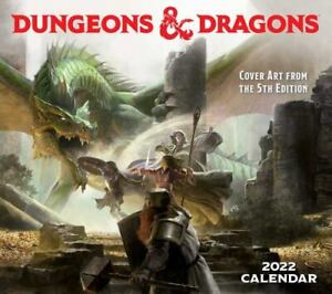 Dungeons and Dragons Deluxe Wall Calendar with Bonus Print