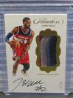 2016-17 Flawless John Wall Vertical Gold Patch Auto Autograph #10/10 Wizards