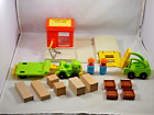 Fisher Price Vintage Little People Lift and Load Lumber Yard #944 - Cleaned!