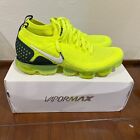 WORN ONCE Size 11.5- Nike Air VaporMax Flyknit 2 Volt 2018 CLEAN FLYKNIT