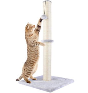 29 Tall Cat Scratching Post, Indoor Cat Post with Sturdy Natural Sisal Ro