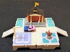 Micro Machines Travel City Town Hall Playset w/Dodge Charger - 1989 Vintage