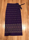 African Wrap Maxi Skirt Ankle Length Size Small - Medium from Uganda
